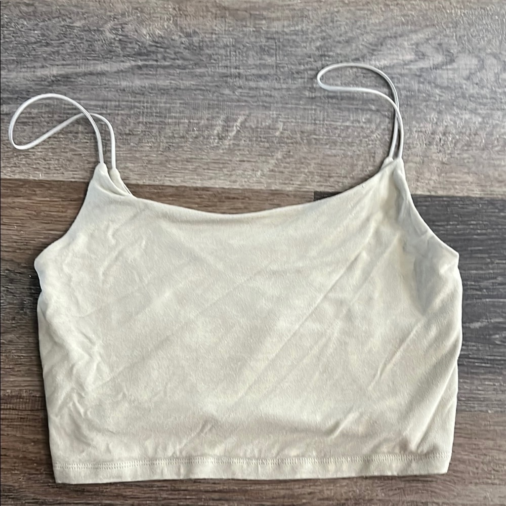Wilfred Green/ Khaki Spaghetti Strap Camisole